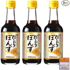 [3개 세트] 키코만 몸 구상 주름 폰즈(저염저인 저칼륨) 250ml x 3개