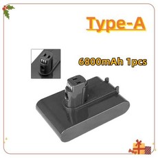 2025 공장 직판 V6/V7/V8 A타입/B타입 진공청소기 배터리 21.6V + 충전기, Type-A 6.8Ah 1pcs