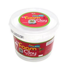 이지피아 이지 샤이니 폼클레이, 백색, 600g, 1세트