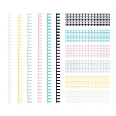 국산 루즈링 바인더링 20개, 아이보리, 14mm