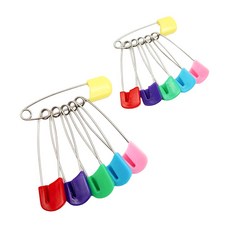 포인트 컬러 수선 고정 다용도 안전 옷핀 소형/대형 6P