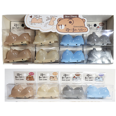 1500 곰돌이 롤러 청소기 1pc(랜덤발송) 1세트(4pcs) 지우개 청소기 지우개똥 학생용 책상 클리너 준비물 학용품, 1개