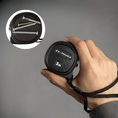 부드러운 그립감 강력한 자석 오토락 3M 줄자, 1개