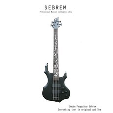 台灣Jazzy Sebrew-希伯萊 Bassman 2代電貝斯 全配 BASS 貝斯 雙雙封閉拾音器 - 可加購音箱, 1個, 單琴+基本配件