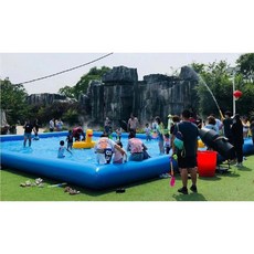 팽창식 수영장 풀장 대형 물놀이장 가정용 야외 물놀이, 5x6m (높이 80cm)