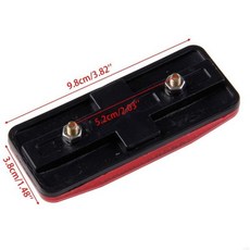 자전거 자전거 사이클 MTB 도로 맥세이프 경고 반사경 라이트 반사 빨간색 스트립, 1개