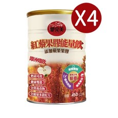 愛完美 紅藜果膠能量飲 450g, 1個, 四入組