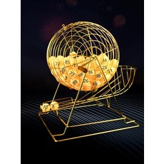 로또 추첨 기계 철제 파워볼 추출기 추첨 예상 번호, 2_골드빙고케이지+다채로운오프닝공100개, 100개, 2_골드빙고케이지+다채로운오프닝공100개