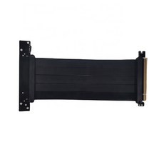 10/22/20/25/30/40/50/60cm 풀 스피드 4 0 PCIE X16 라이저 케이블 그래픽 카드 연장 GPU PCI E 차폐 익스텐더, 4.0-90 Degrees, 40cm