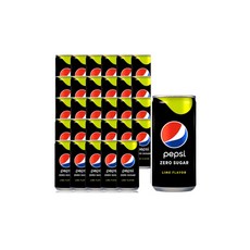 펩시 제로 라임 190ml 탄산 빠질 걱정 없는 한입 미니콜라 사무실간식, 1박스
