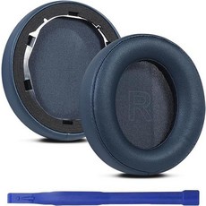 Aiivioll Protein Soundcore Life Q35 헤드폰용 인조 가죽 이어 패드 Anker Q30 쿠션과 호환 미드 블루 206662, Q35-미드 블루, 1개