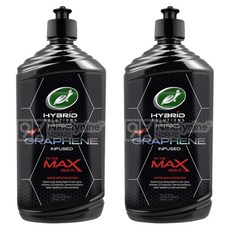 터틀왁스 하이브리드 프로 그래핀 맥스 리퀴드 왁스(T53479)-414ml 2개 1세트 고속 코팅, 414ml