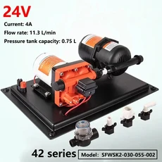 12V RV 다이어프램 워터 펌프 통합 안정 부스트 시스템 압력 탱크 고유량 요트, 01 42 series-24V, 01 China Mainland
