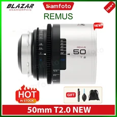 재고 있음 GREAT JOY BLAZAR LENS Remus 50mm T2.0 1.5X 캐논 EF ARRI PL 마운트용 풀 프레임 아나모픽 렌, 02 캐논 EF, 01 Silver Flare, 01 50mm T2.0 NEW