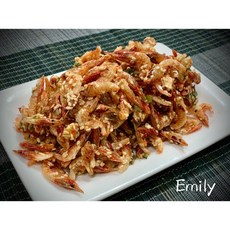 Emily澎湖名產直送 黃金蔥蝦 80g 中蝦酥 蔥花黃金蝦, 1個