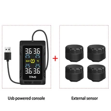 타이어 압력 모니터링 시스템 지능형 온도 감지 닛산 리비나 티이다 실피용, 01 External (usb)