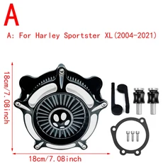 RSD 오토바이 CNC 터빈 공기 청정기 필터 흡입구 할리 스포츠스터 다이나 소프테일 투어링 스트리트 글라이, 11 Gray Filter A