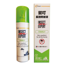 法國Cooper 禦叮長效防蚊液 派卡瑞丁20% 溫和長效防蚊 全家適用 戶外防蚊必備, 100ml, 3個