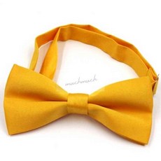 많이많이02 나비넥타이 노랑 아동넥타이