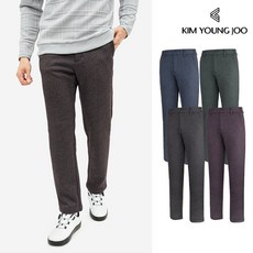 [사은품증정] 김영주 남성 골프웨어 크리스 기모 본딩 팬츠 532975