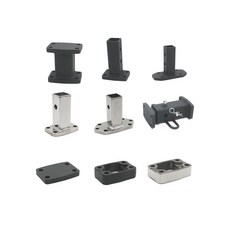 견인고리 볼 설치가능 견인장치 캠핑 후크 불량 트레일러 히치 장치 헤드나사 차량용 조절, 1개, 표준 블록