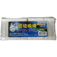 童年 YOUNG CHILD 螺旋棉花棒 100支x6包 脫脂純棉 台灣製造 嬰幼兒適用, 2套, 600個裝