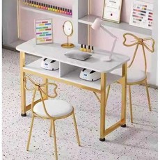 네일 작업대 시술대 뷰티샵 매니큐어 책상 데스크, 1개, 100 캐비닛+서랍