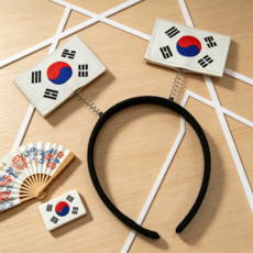 2026 북중미 월드컵 태극기 응원 머리띠, 1개 1개