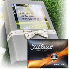 타이틀리스트 골프공 프로 Pro V1 3피스 골프볼 선물용 포장 TITLEIST 12구, PRO V1 (12구), 화이트, 선물포장 - 블리스 메모리 (그레이), 1개
