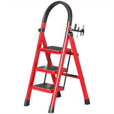 사다리 5단사다리 접이식사다리 빨강색 4단/5단/6단, 1개