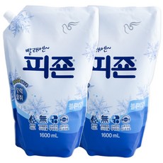 피죤 1600*2 비앙카브리즈(블루비앙카) x2개, 1.6L, 4개