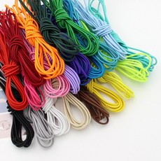 (4야드) 2.5mm 컬러 고무스트링끈 스트링고무줄, 1개, 라이트그레이