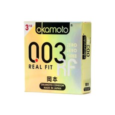 GOODFORIT / 岡本003RF 貼身衛生套3入裝，極薄貼身，享受零距離的親密體驗, 1個