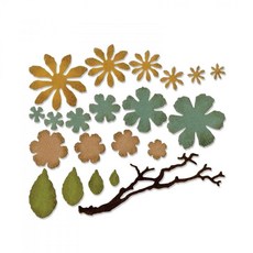 Sizzix. SIZ661806 TH ThinlitsDieSmTatteredfloral., Sizzix. SIZ661806 TH ThinlitsD