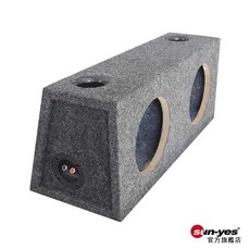 SY-TB11 8吋汽車雙喇叭木箱 長方形低音箱 試音箱 汽車音箱