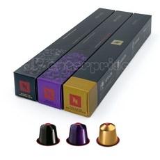 네스프레소 캡슐 커피 디카페인 세트 3종 총, 30개, 10개입