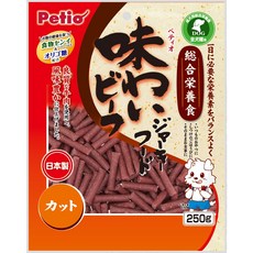 Petio 味 dóu~n po~ru~to 綜合營養食 犬零食, 1個, Petio 美味牛肉條(短), 牛肉