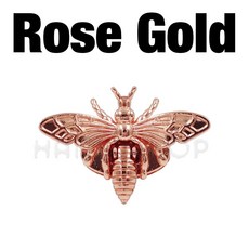 1P 금속 꿀벌 모양 회전 잠금 레트로 패션 가방 걸쇠 하드웨어 LeatherCraft 핸드백 지갑 DIY 액세서리