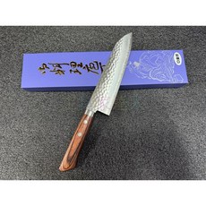 工具家達人 日本製 VG-1 訓平作 三德刀 牛刀 日式薄刃刀 廚用刀 日式菜刀 萬用刀具, 1個, 訓平作牛刀,店家額外磨利, Silver