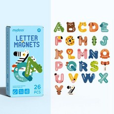미디어 자석놀이 알파벳 자석퍼즐 26P 퍼즐교구, 1개
