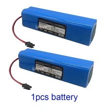 쿠쿠스토어 2025 신형 14.4v 800mAh 교체 리튬이온 배터리 (이모 RV-L11-A 로봇 청소기 팩 액세서리 부품), 02 2pcs battery