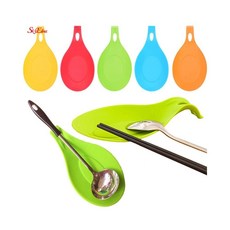 조리기구 실리콘 국자받침, 오렌지 DC000548