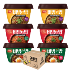 동원 양반 비빔드밥 컵밥 3종(불고기3+매운참치3+돌솥비빔3), 6개, 271.5g