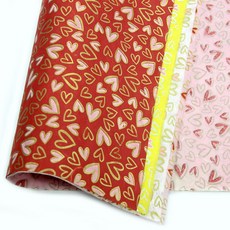 [동화오피스] 예한 하트지 63x93cm / 전통한지, 3.노랑, 1개