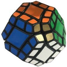 lanlan 藍藍 十二軸十二面體 異形魔術方塊 黑色 益智玩具 速解魔方, 詳見包裝