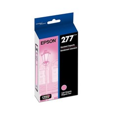 Epson 277 Claria Photo HD 잉크 표준 용량 라이트 마젠타 카트리지 (T277620) Expression XP-850 860 950 960 970과 호환, 1 개 (1팩)