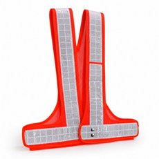 신호수조끼 MR-304 X밴드 안전조끼 망사 반사조끼 오렌지 백색띠 FREE 1개, 오렌지/백색띠