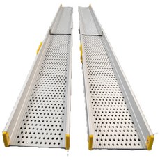 【海夫健康生活館】添大興業 斜坡板 軌道可伸縮式/鋁合金/2支(TT2), 1個, (TT2-18-210)