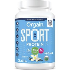 Orgain 運動蛋白質 香草口味, 911.7克, 1個, 911.7克