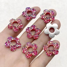 꽃 라인 쥬얼리 헤어 만들기 장식 스크랩북 웨딩 플랫 백, 1개, 2. J291